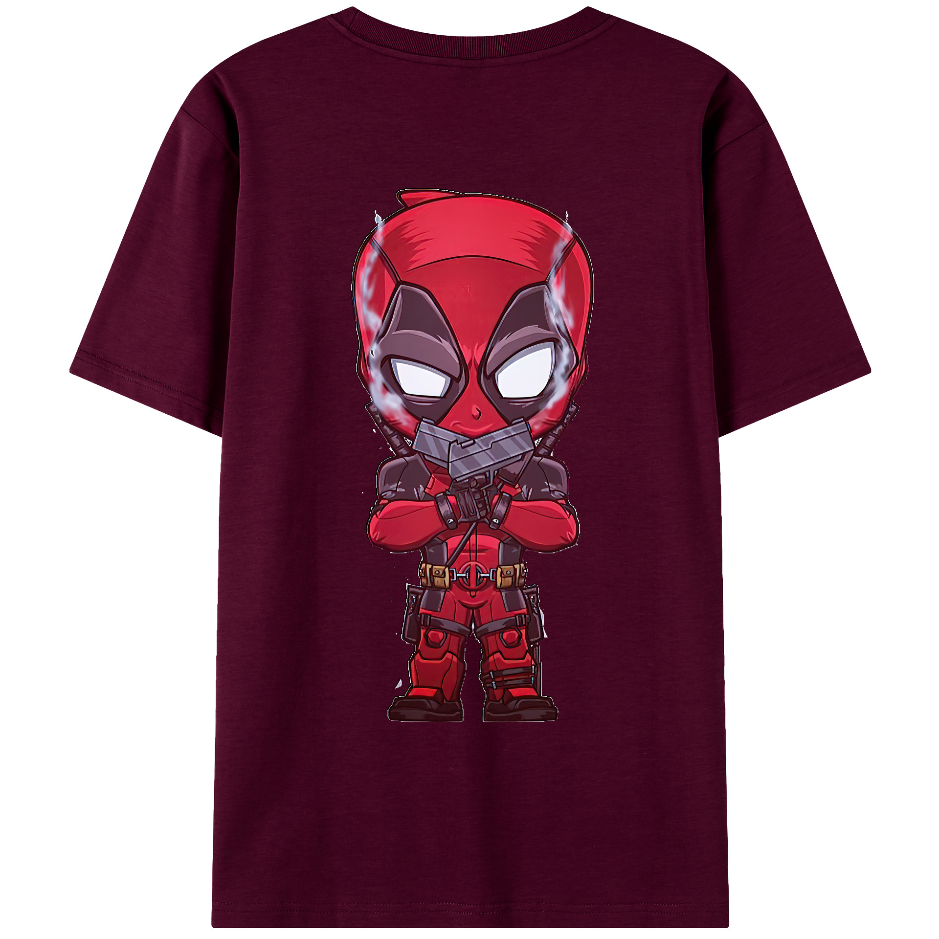 （画像用） Deadpool デッドプール レディース半袖Tシャツ(バックプリント)